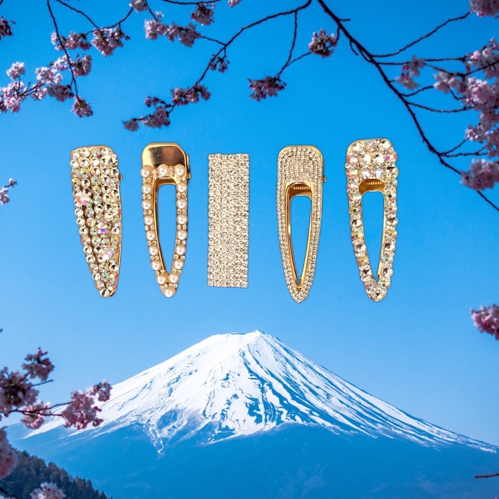 π₯³ GET ALL NEW 5 BLING HAIR CLIPS FOR $30 FIRM - Picture 4 of 8